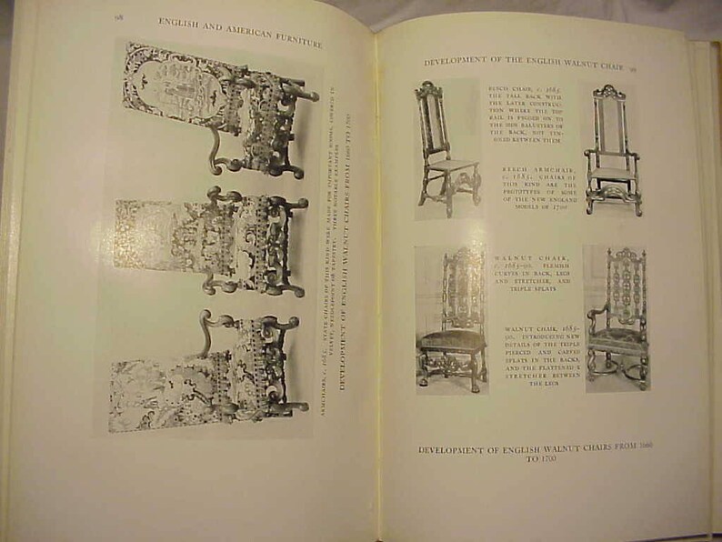 1929 English and American Furniture by Herbert Cescinsky and Etsy
