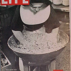 August 2, 1937 LIFE Magazine with Sister Coletta on the Cover By Wallace W. Kirkland, has 80 pages of ads and articles, Birthday Gift Idea 2