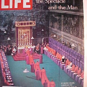 July 5, 1963 LIFE Magazine with Pope Paul VI on the Cover has 82 pages of ads and articles, Birthday Gift Idea