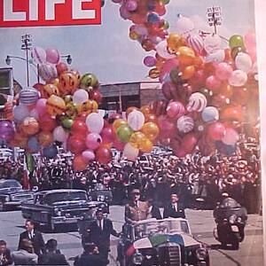 March 27, 1964 LIFE Magazine with Charles De Gaulle & Lopez Mateos  on the Cover has 98 pages of ads and articles, Birthday Gift Idea