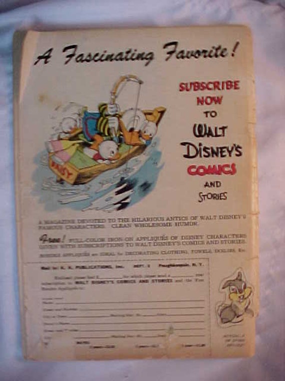 August 1950 Walt Disney's Comics and Stories Donald Duck Vol. 10