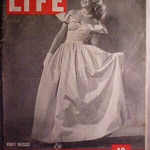 December 10, 1945 LIFE Magazine with Joan Welch of Newark, N.J. on the Cover has 136 pages of ads and articles, Birthday Gift Idea No.4