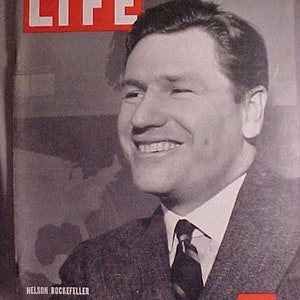 April 27, 1942 LIFE Magazine Nelson Rockefeller on the Cover has 106 pages of ads and articles, Birthday Gift Idea