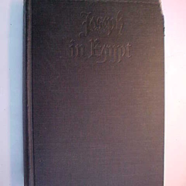 1938 Joseph in Egypt by Thomas Mann Volume Two published by Alfred A. Knopf New York, Antique Book, Christmas or Birthday Gift Idea