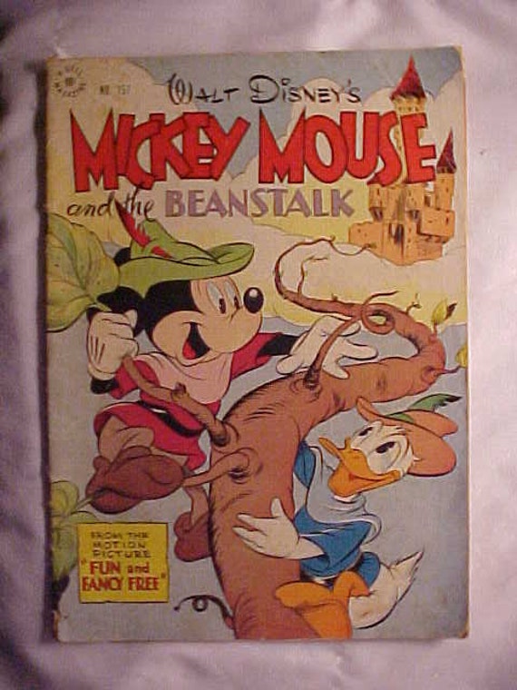 1947 Walt Disney's Mickey Mouse and the Beanstalk No. 157 Golden