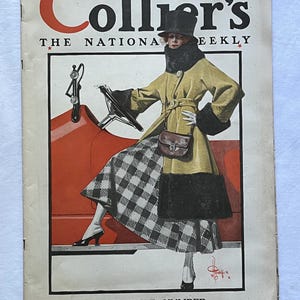 Vintage Collier Magazine Cover - Etsy