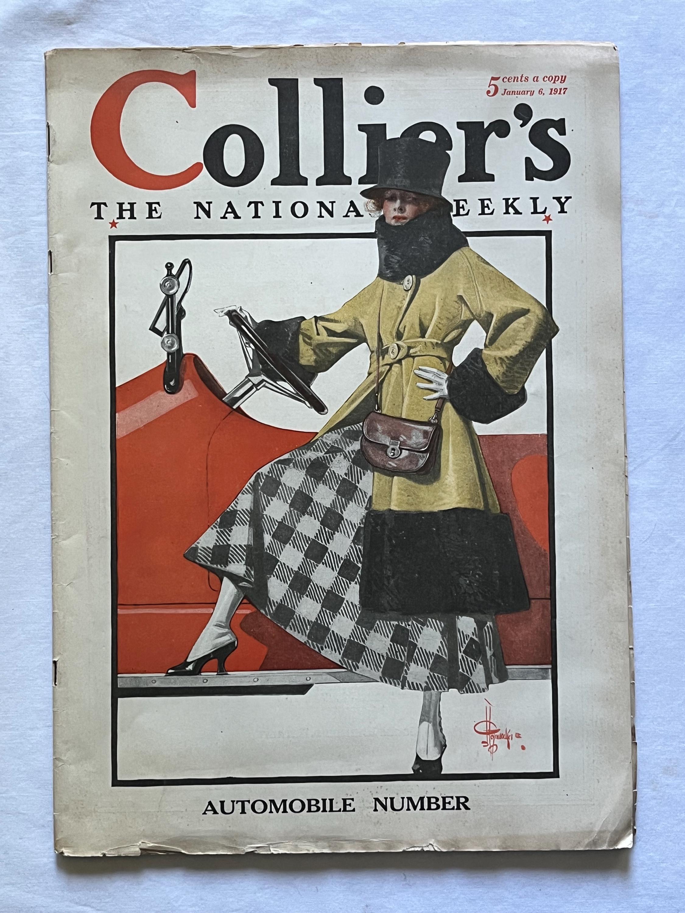 Vintage Collier Magazine Cover - Etsy