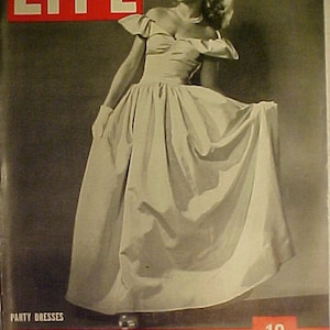 December 10, 1945 LIFE Magazine with Joan Welch of Newark, N.J. on the Cover has 136 pages of ads and articles, Birthday Gift Idea