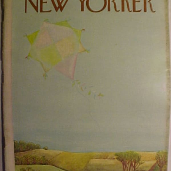 May 13, 1972 The New Yorker Magazine with Cover art by Ilanka Karasz has 148 pages of ads and articles, Framed Art Supplies