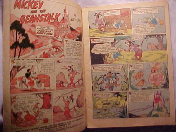 1947 Walt Disney's Mickey Mouse and the Beanstalk No. 157 Golden