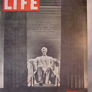February 11, 1946 LIFE Magazine Abraham Lincoln on the Cover has 100 pages of ads and articles, Birthday Gift Idea