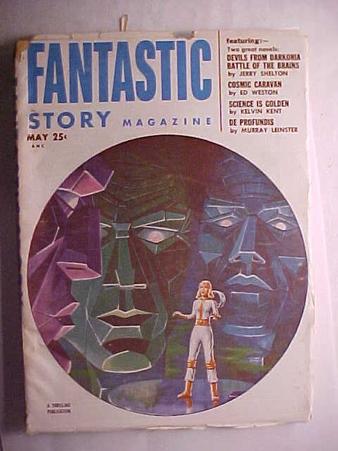 珍品 パルプ雑誌 FANTASTIC NOVELS 1950年　SF Fantastic Novels Magazine May 1950 Vintage Science Fiction