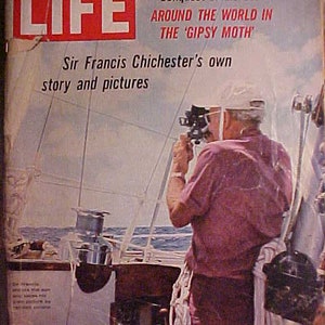 June 9, 1967 LIFE Magazine with Sir Francis Chichester on the Cover has 124 pages of ads and articles, FREE SHIPPING No.2