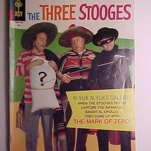 May 1967 The Three Stooges Silver Age Comic Book Published by Gold Key Comics No. 34, Gift Idea, 12 Cent Comic Book