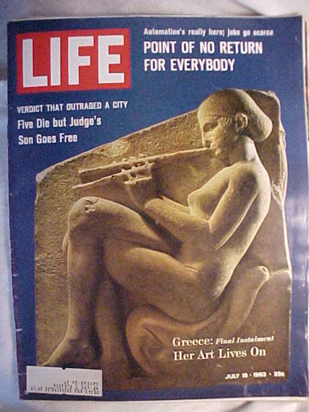 July 19 1963 LIFE Magazine With Greece Greek Art on the Cover - Etsy Denmark