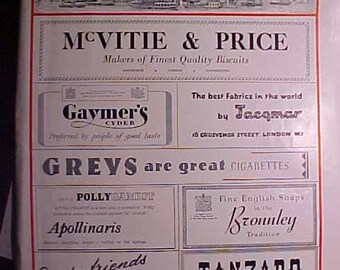 May 16, 1953 The Illustrated London News Magazine London, England, has 47 pages of Illustrated ads and articles, Birthday Gift Idea