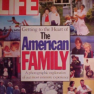 June 1, 1992 LIFE collector&#39;s edition Magazine with The American Family on the Cover has 88 pages of ads and articles, Birthday Gift Idea