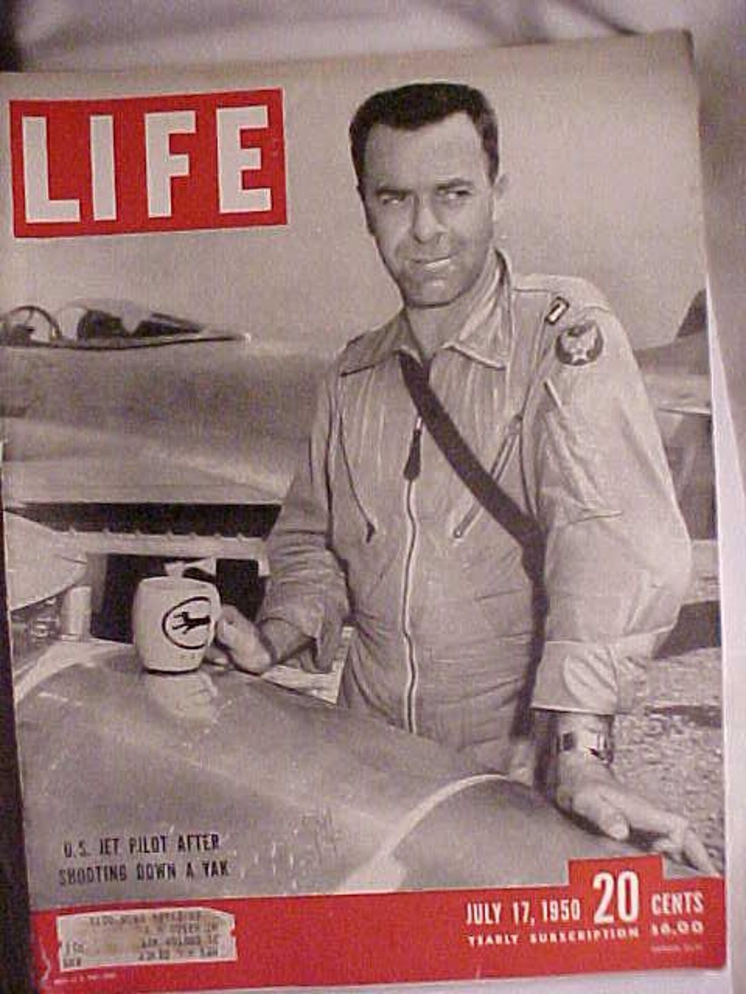 July 17, 1950 LIFE Magazine With Captain Raymond E. Schillereff on