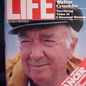 November 1980 LIFE Magazine with Cancer Surviver on the Cover by Jill Krementz has 170 pages of ads and articles, Birthday Gift Idea