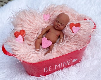 Noah - Full Body Silicone - Micropreemie - Silicone Baby Doll - Reborn Baby Doll - Silicone Doll  - Silicone Baby, realistic doll, biracial