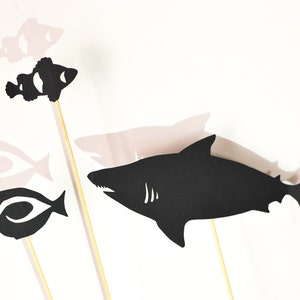 Coral Reef Ocean Life: Shadow Puppet Set