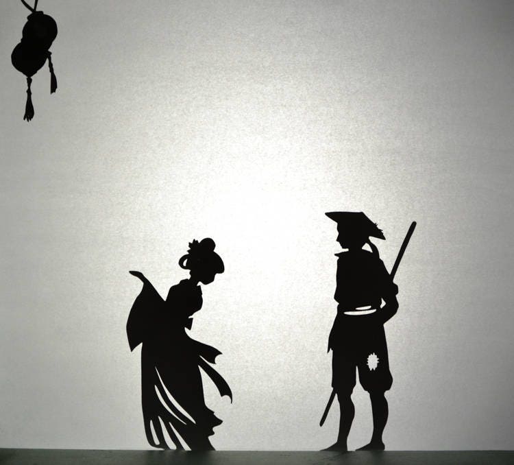 Moon Festival Legend Shadow Puppet Set for Kids - Etsy