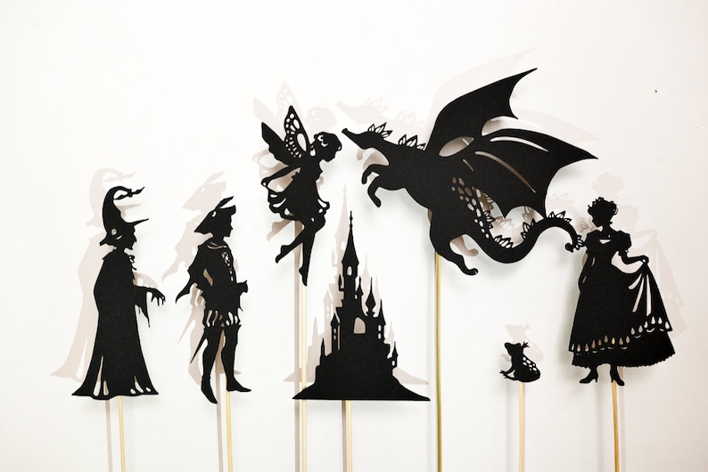 Create Your Own Fairy-Tale: Shadow Puppet Set for Kids