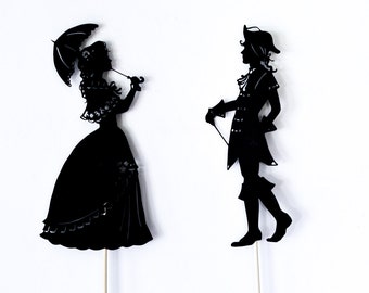 The Princess and the Pea: Shadow Puppet Set