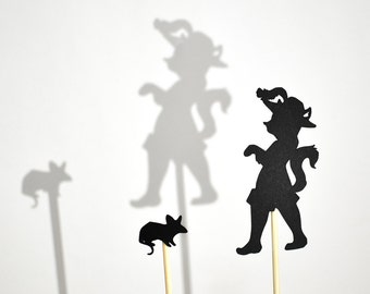 Der gestiefelte Kater: Full Shadow Puppet Set
