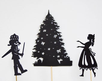 Nutcracker Shadow Puppets