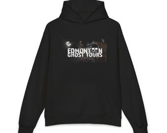 Edmonton Ghost Tours Hoodie | Paranormal Tour Sweatshirt, Haunted City Design
