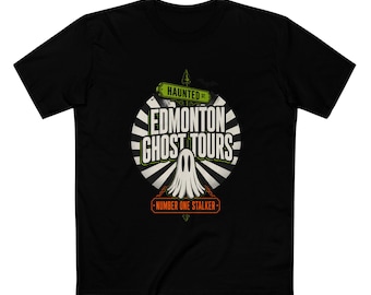 Edmonton Ghost Tours T-Shirt | Haunted, Ghost Illustration, Number One Stalker