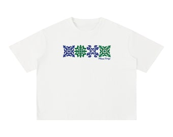Camiseta Pueo Quilt Boxy Mineral Wash | Unissex | Algodão Macio | 1 Cor