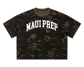 Camiseta clássica Maui Prep Arch Camo | Unissex | Algodão macio | 1 cor