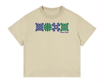 Camiseta Pueo Quilt | Infantil | Algodão macio de peso médio | 3 cores
