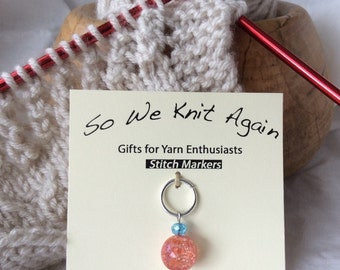 Stitch Markers/ Stitch Marker Knitting/ Gifts for knitters/ Progress Keeper/ Gift for Yarn Lovers/ Knitting supplies