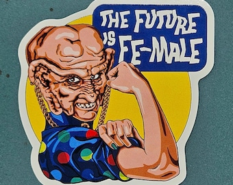 Die Zukunft ist weiblich Vinyl Sticker