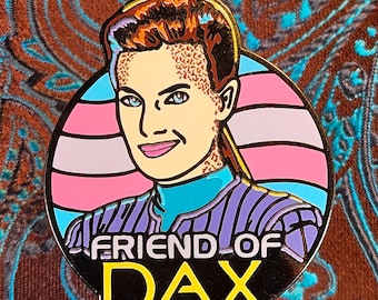 Friend of Dacs Trans LGBTQ+ Pride Hard Emaille Pin