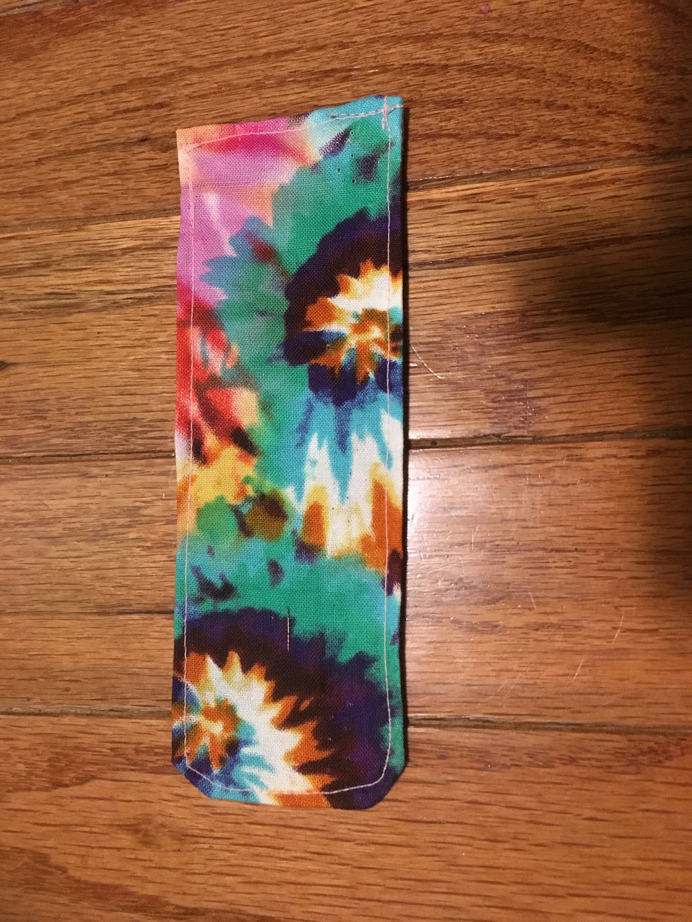 Tye Dye Fabric Bookmark Etsy