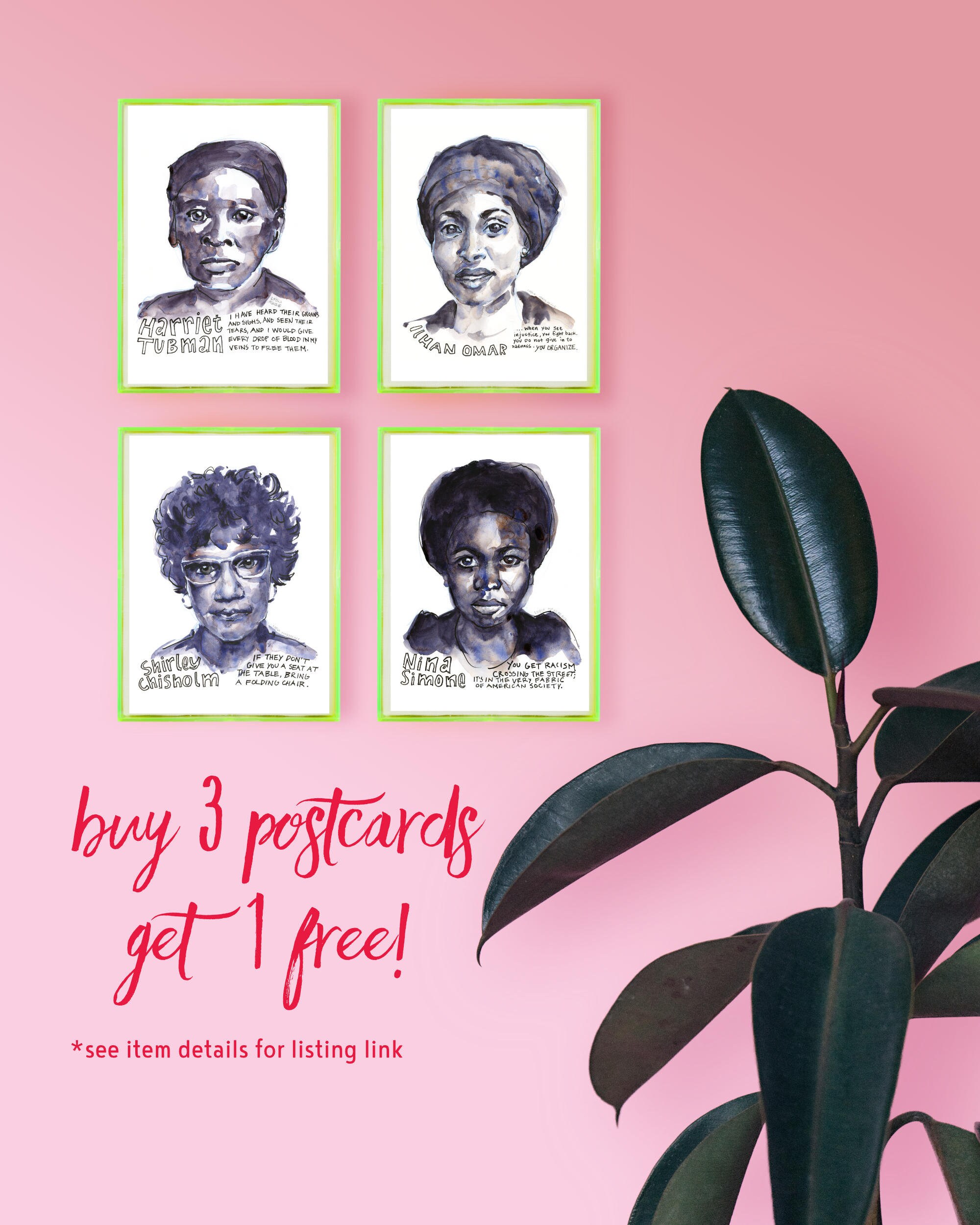 Barbara Jordan Quote Print Luxe Postcard Print Black Woman | Etsy