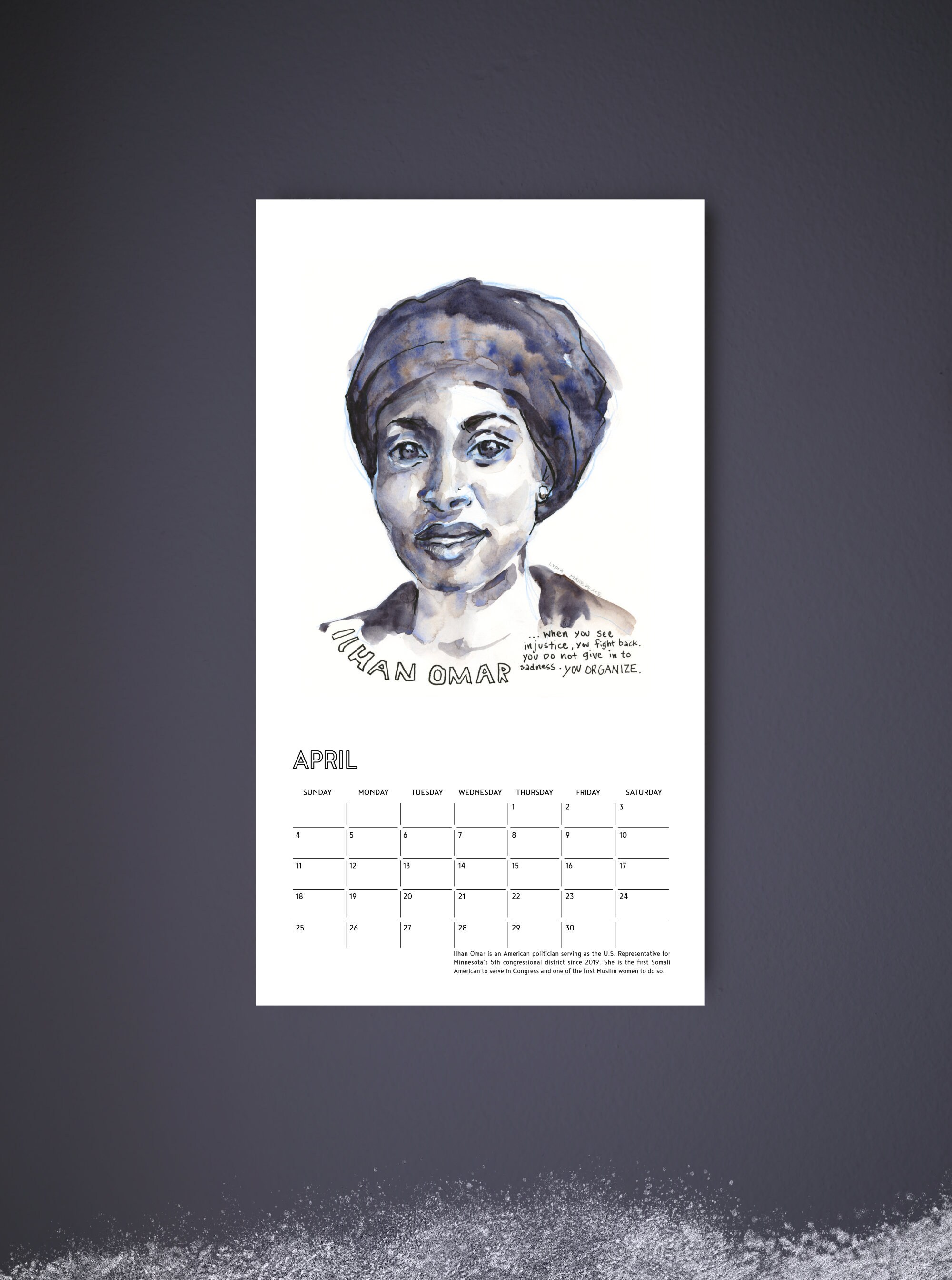 2021 Wall Calendar Art Feminist Calendar Of Phenomenal Black Etsy