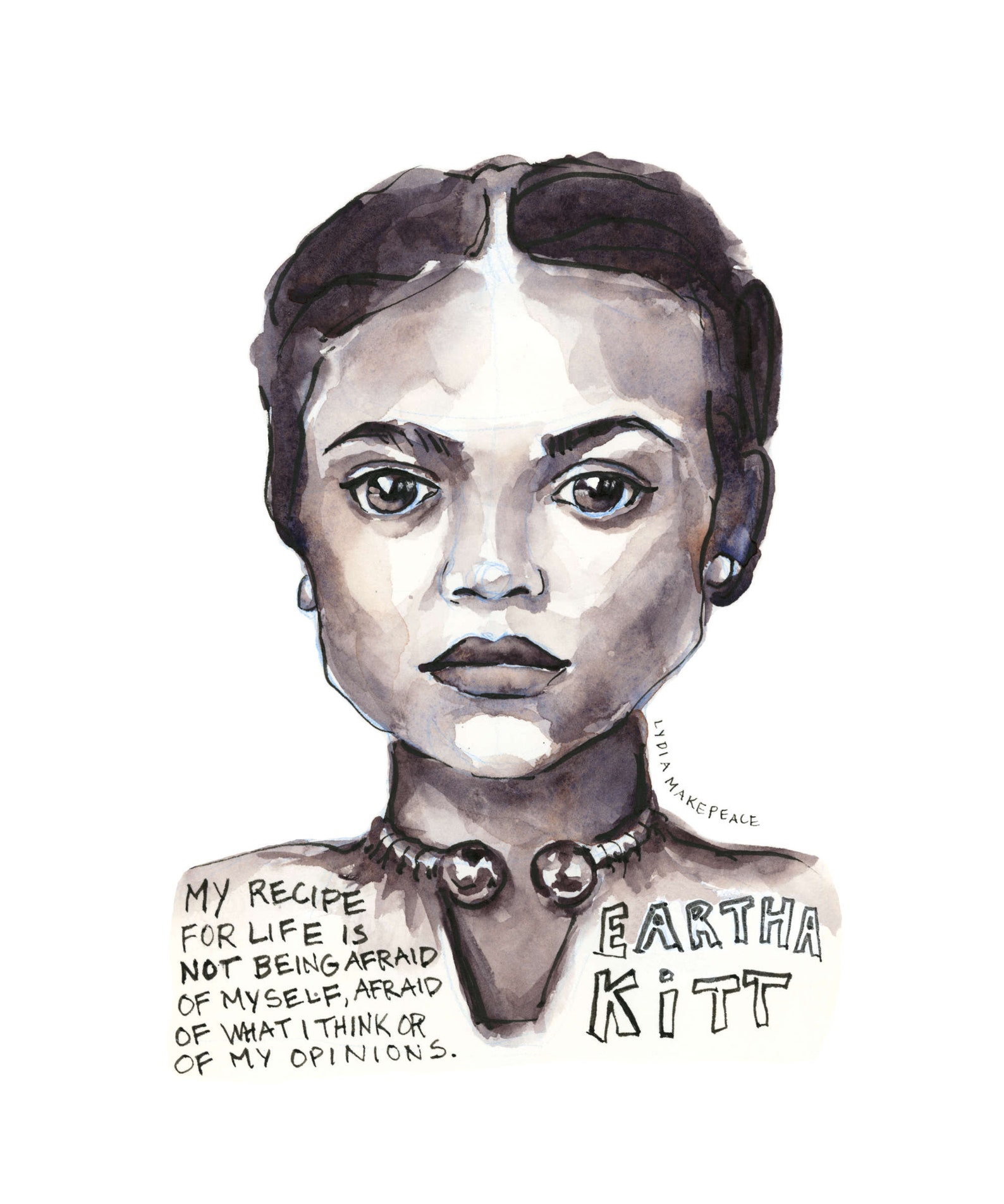 Eartha Kitt Quote Print Self Love Art Print Affirmation Etsy