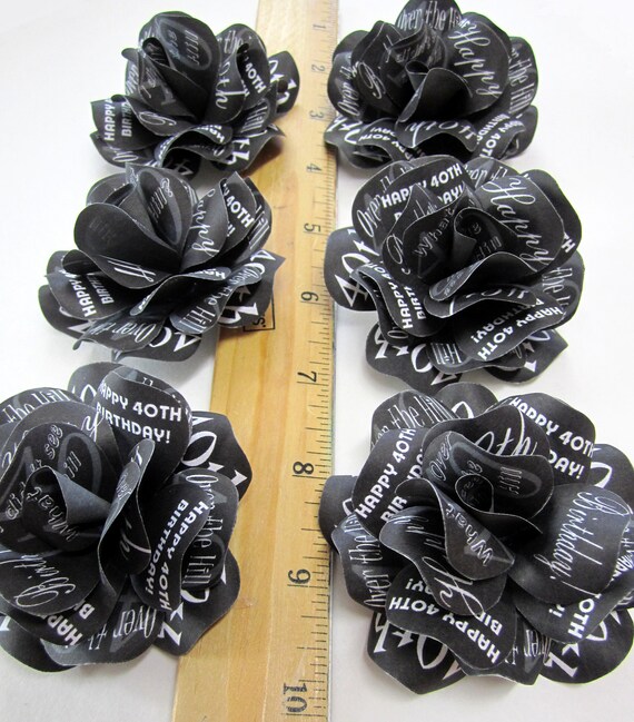 Black Over The Hill 40th Birthday Decoration Black Etsy