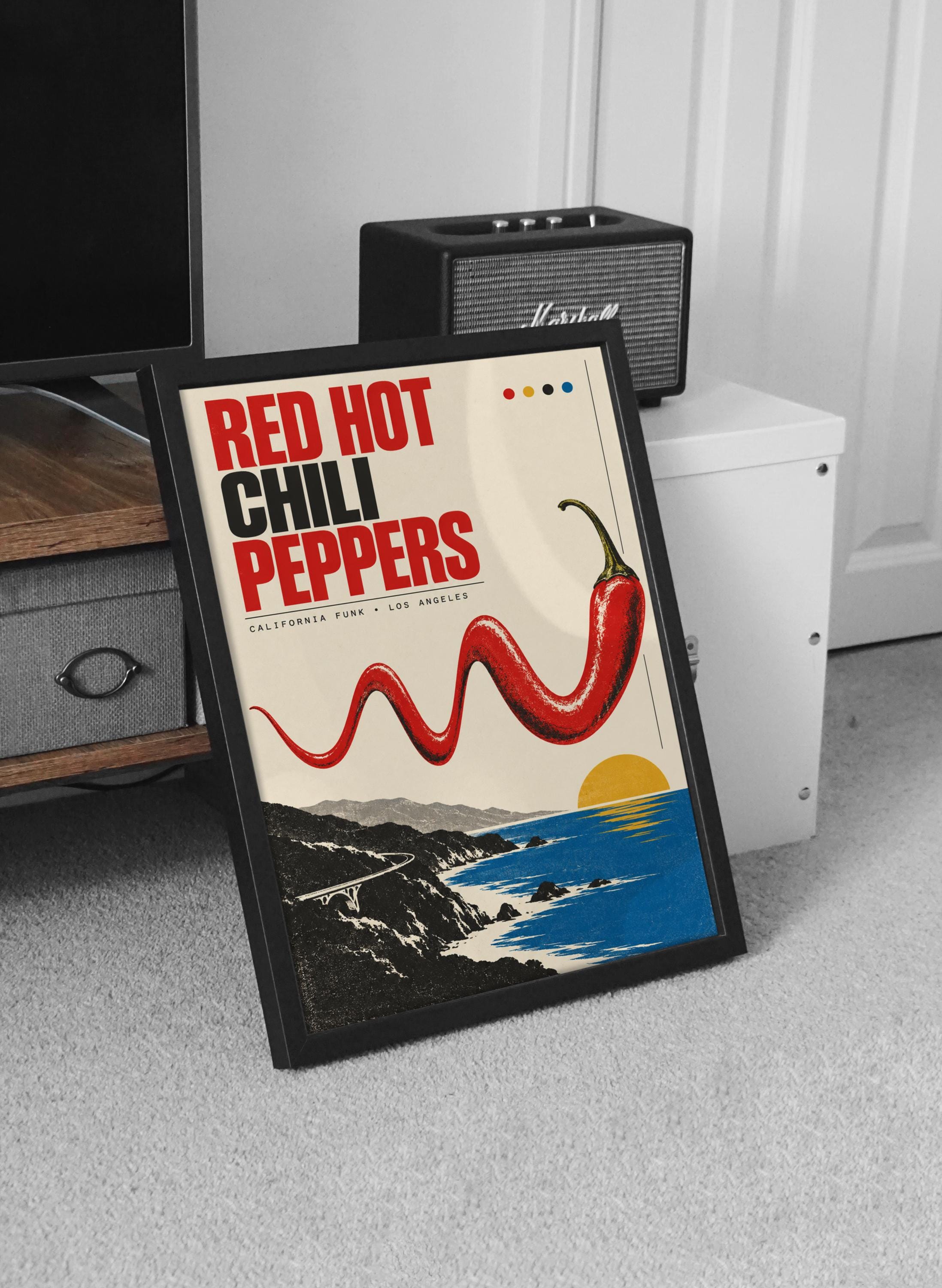Red Hot Chili Peppers Posters Vintage - Etsy