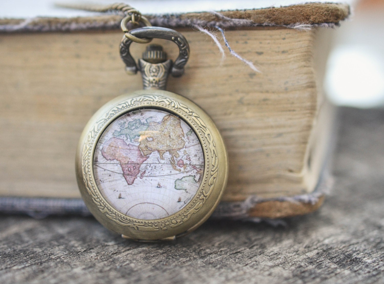globe pocket watch