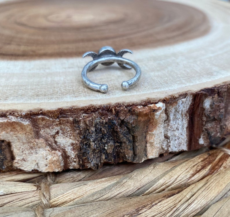 Triple Moon Ring, Silver Moon Phase Jewelry, Celestial Gift image 3