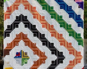 Trapunta King Size fatta a mano da Crown Royal Bags