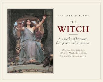 Witches in Literature Course, Macbeth, Circe, Grimm and Oz Workbook, Literature Self Study PDF for GoodNotes