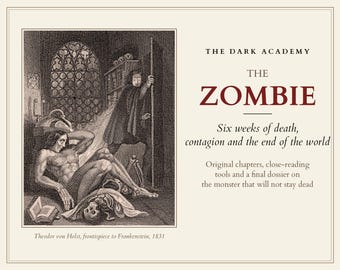 Zombie Literature and Film Course, Horror Workbook from Haiti to Romero, Self Study PDF for GoodNotes
