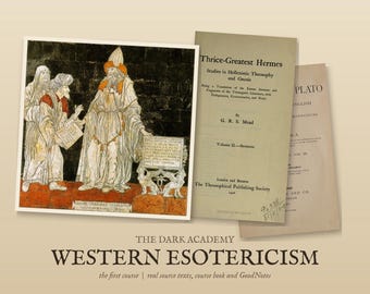 Occult History Course, Western Esotericism Course, Hermeticism, Kabbalah and Golden Dawn, Self Study PDF GoodNotes